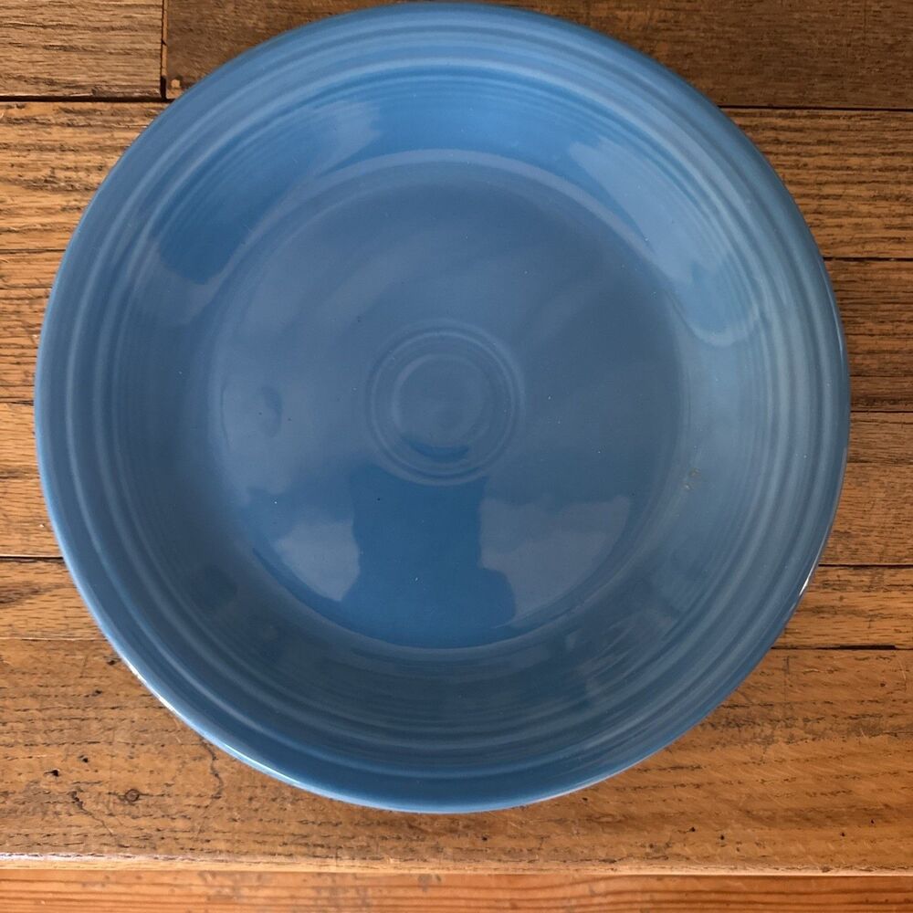 Fiesta Ware 10.5” Classic Peacock Blue Dinner Plate set of two